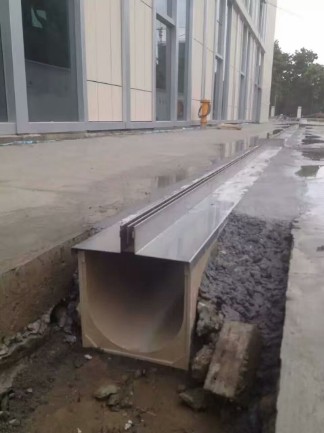 线性排水沟安装施工图